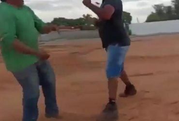 Vídeo mostra briga entre vereador e segurança do prefeito no interior do Piauí