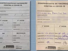 Certificados de vacinação são vendidos nas ruas por até R$ 200 no Rio de Janeiro