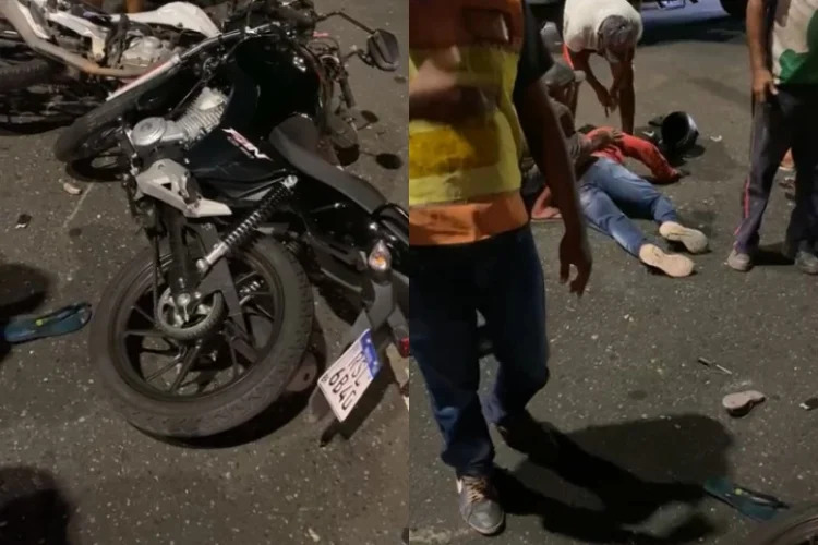 Grave colisão entre motocicletas deixa feridos na Av. Marechal Castelo Branco em Teresina