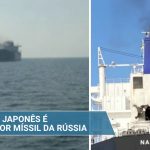 Míssil russo atinge navio japonês na costa da Ucrânia