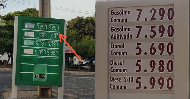 Motoristas denunciam o aumento repentino e abusivo da gasolina no Piauí