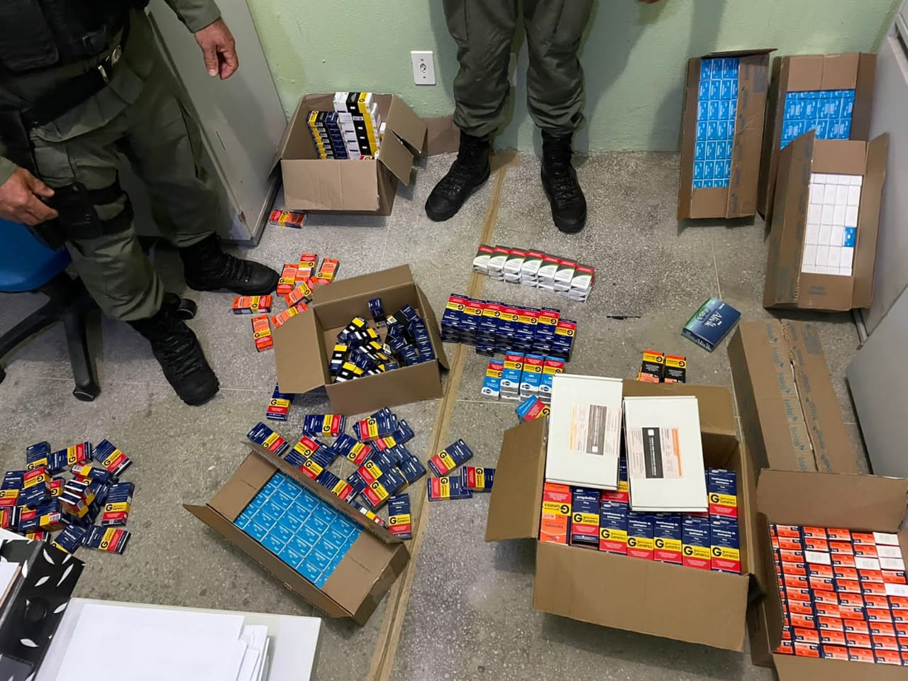 Polícia Militar em Campo Maior apreende carga de medicamentos avaliadas em 20 mil reais
