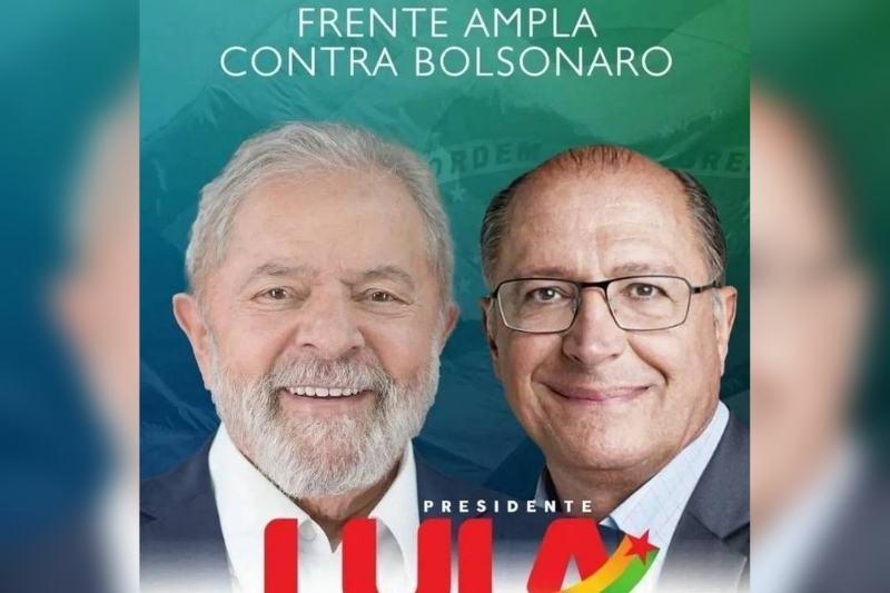 Santinho de possível chapa entre Lula e Alckmin já circula redes sociais
