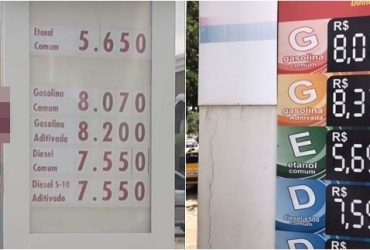 Gasolina no Piauí já custa mais de R$ 8 reais, após anúncio da Petrobras