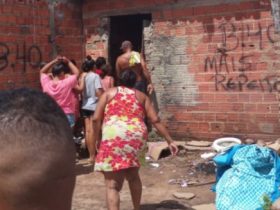 Mulher é baleada com dois tiros e tem casa pichada de 'B.40' em Teresina