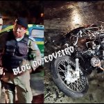 Homem é preso após agredir mulher e depois atear fogo em motocicleta e bicicleta dela no interior do Piauí