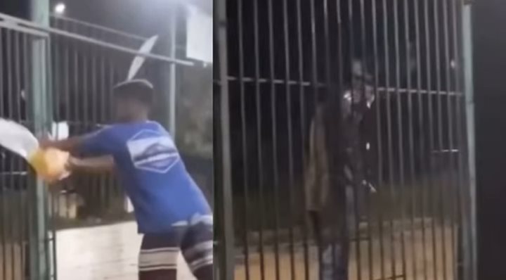 Jovem joga balde com água em idoso que pedia água em Teresina