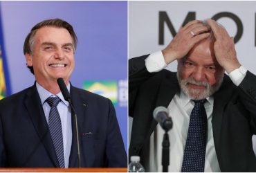 Pesquisa mostra Bolsonaro e Lula tecnicamente empatados