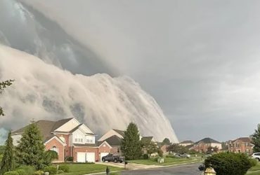 Nuvens em formato de domo assusta moradores dos EUA