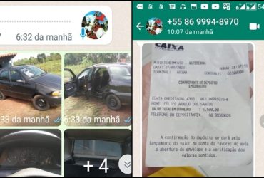 Homem cai no golpe do falso depósito e entrega carro para ladrão no interior do Piauí