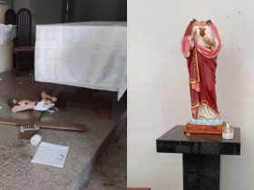 Homem é preso após ferir pessoas e quebra imagens religiosas no interior do Piauí