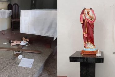 Homem é preso após ferir pessoas e quebra imagens religiosas no interior do Piauí