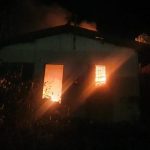 Casa de idosa pega fogo e corpo de bombeiros é acionado no interior do Piauí
