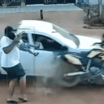 Pai salva bebê de ser atropelado por carro no Pará-min