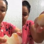 Mulher viraliza após mostrar ovos cozidos no calor de Teresina