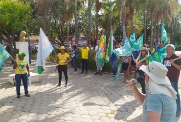 Apoiadores de Bolsonaro fazem ato no centro de Campo Maior