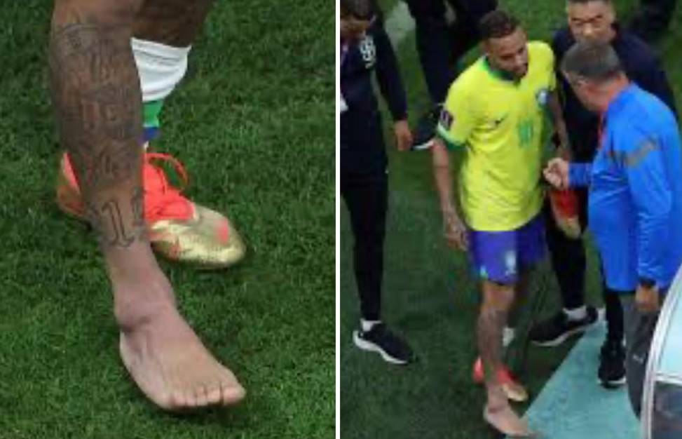 Neymar está fora da fase de grupos da Copa do Mundo Catar 2022