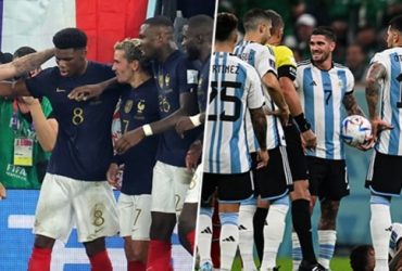 França e Argentina disputam a final da copa do mundo nesse domingo
