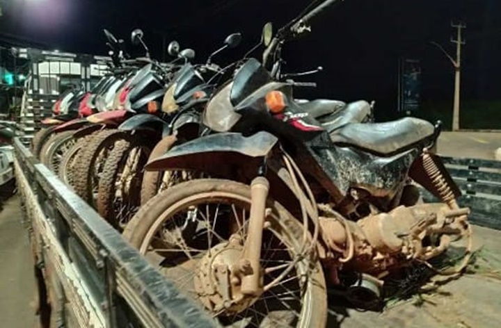 Diversas motocicletas roubadas no estado do Piauí são recuperadas no Maranhão