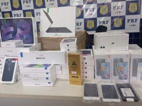 PRF apreende carga de iPhones, Xiaomi, Ipads entre outros em barreira no interior do Piauí