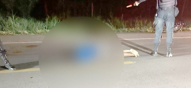 Taxista atropela, arrasta e mata ciclista na BR-343 em Altos