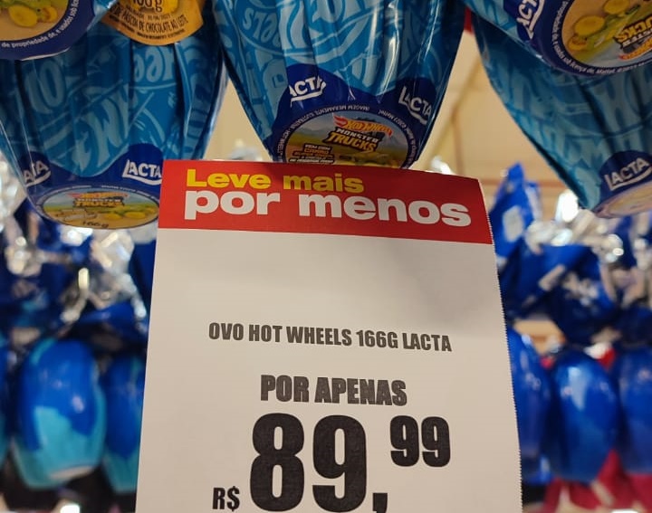 Ovos de páscoa chegam nos supermercados com preços de até R$90