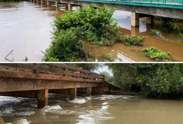 Nível do Rio Longá e Marathaoan atingem cota de alerta após chuvas intensas no Piauí