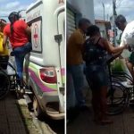 Vídeo viraliza após mostra paciente saindo pela janela de ambulância no Piauí