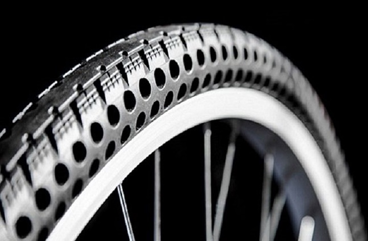 Engenheiros criam um pneu de bike que não murcha nunca