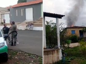 Homem surta e assassina a tia e incendeia o corpo no interior do Piauí