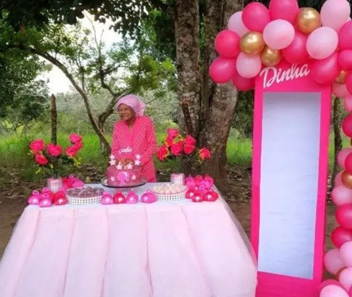 Idosa viraliza nas redes sociais após comemorar seus 107 anos com festa temática da Barbie