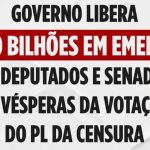 Lula libera quantia de R$ 10 bilhões em emendas as vésperas da votação do PL das Fakes News
