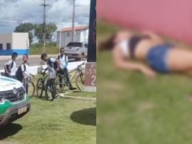 Mulher é encontrada desmaiada em frente a motel em Altos