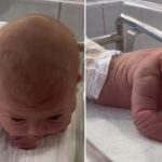 Bebê de apenas 3 dias de vida viraliza na web após levantar a cabeça e engatinhar nos EUA