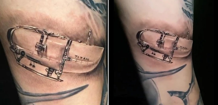 Brasileiro tatua Titan que implodiu no Atlântico, assunto gerou polêmica e repercussão negativa