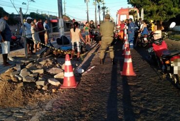 Motociclista morre após colidir contra entulhos em Campo Maior