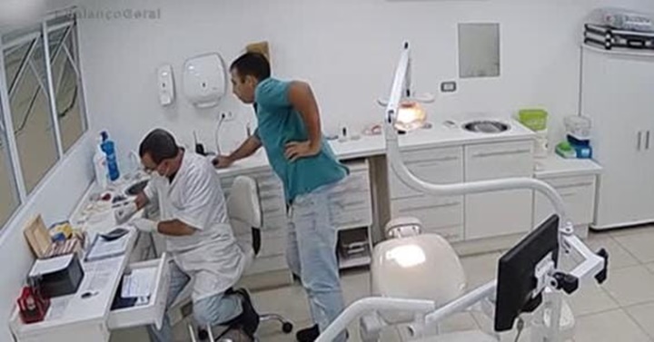 Vídeo: "ladrão cariado" homem se aproveita da distração de dentista e rouba seu celular