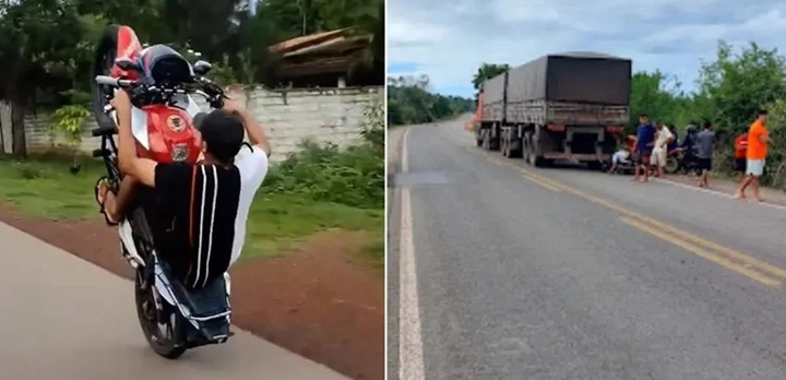 Jovem conhecido por "dar grau" vem a óbito após acidente de motocicleta na BR-222 no Maranhão