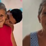 Vídeo: Casal chama atenção após idosa de 61 anos anunciar que está grávida de jovem de 21 anos