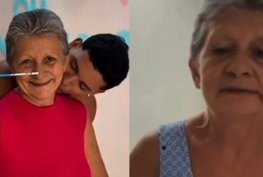 Vídeo: Casal chama atenção após idosa de 61 anos anunciar que está grávida de jovem de 21 anos