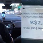 Polêmica: Motoristas de aplicativo cobram até R$ 5 para poder ligar o ar-condicionado
