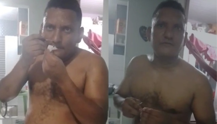 Vídeo: Pai é preso após usar droga na frente do filho e solto pouco tempo depois no Piauí