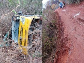 Ônibus escolar tomba e deixa vários estudantes feridos no Piauí