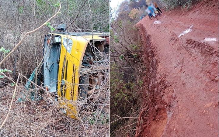 Ônibus escolar tomba e deixa vários estudantes feridos no Piauí