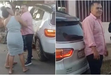 Vídeo: Delegado é preso após dar tapa em mulher durante discussão de trânsito