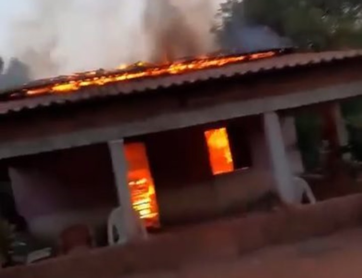 Homem ateia fogo na própria casa após suspeitar de traição no Maranhão