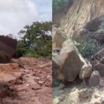 Chuvas torrenciais causam deslizamento de terra no Piauí