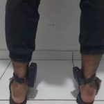 Polícia prende homem com duas tornozeleiras eletrônicas