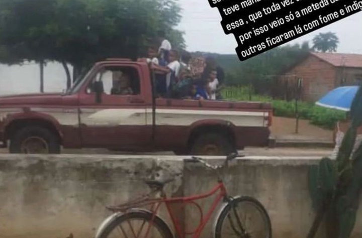 Alunos da rede pública arriscam suas vidas em transporte escolar no Piauí