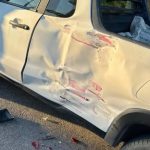 João Gomes se envolve em acidente e carro fica parcialmente danificado